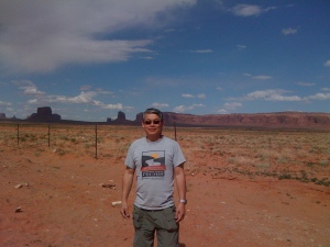 Tom in Beautiful Monument Valley
